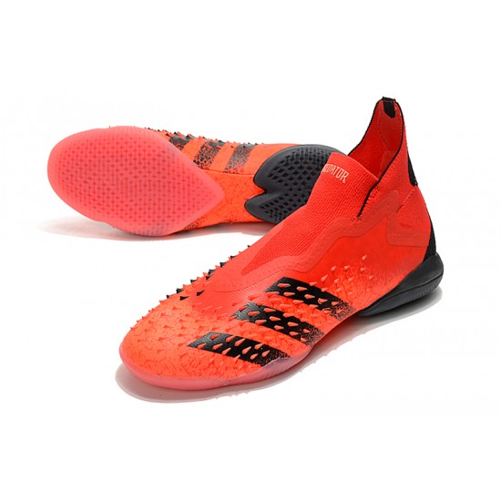 Adidas Predator Freak IC Orange Black High Football Boots