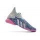 Adidas Predator Freak IC Silver Blue Pink Blue High Football Boots