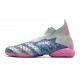 Adidas Predator Freak IC Silver Blue Pink Blue High Football Boots