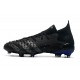 Adidas Predator Freak.1 FG All Black Silver Low Football Boots