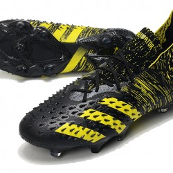 Adidas Predator Freak.1 FG Black Yellow Low Football Boots 