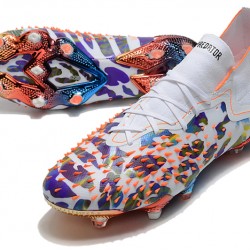 Adidas Predator Freak.1 FG White Blue Gold Football Boots 