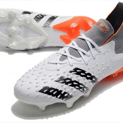 Adidas Predator Freak.1 FG White Orange Silver Black Low Football Boots 