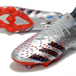 Adidas Predator Freak.1 Silver Orange Black Low Football Boots 