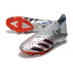 Adidas Predator Freak.1 Silver Orange Black Low Football Boots 