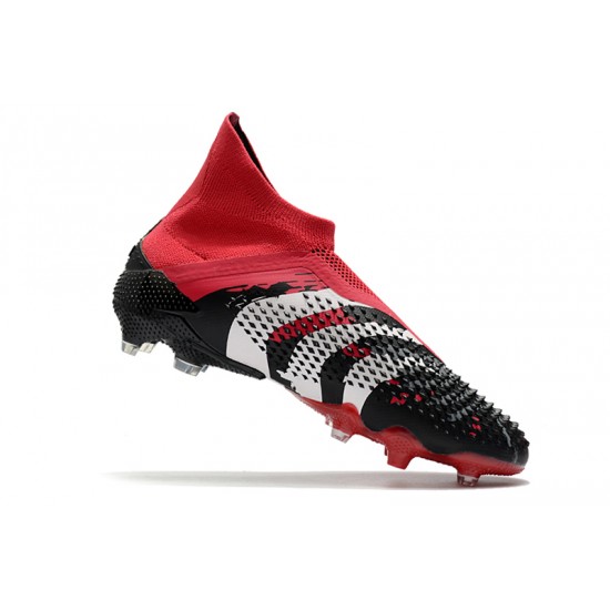 Adidas Predator Mutator 20 FG Black Red White High Football Boots