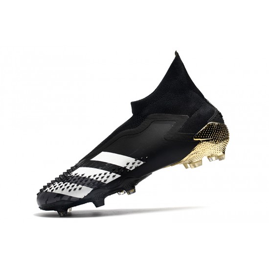 Adidas Predator Mutator 20 FG Silver Black High Football Boots