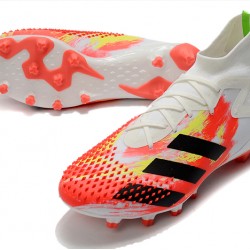 Adidas Predator Mutator 20.1 AG Beige White Black Orange Football Boots 
