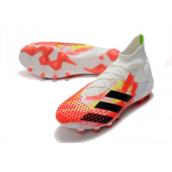 Adidas Predator Mutator 20.1 AG Beige White Black Orange Football Boots