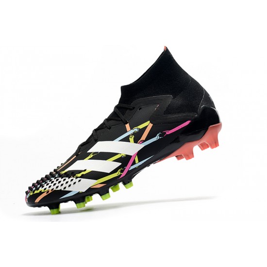 Adidas Predator Mutator 20.1 High AG Black White Orange Green Football Boots