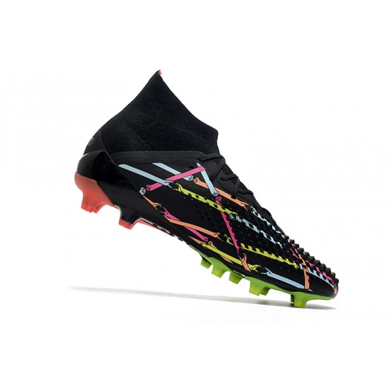 Adidas Predator Mutator 20.1 High AG Black White Orange Green Football Boots