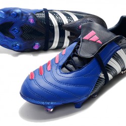 Adidas Predator Pulse Low FG UCL Black Blue Silver Football Boots 