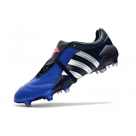 Adidas Predator Pulse Low FG UCL Black Blue Silver Football Boots