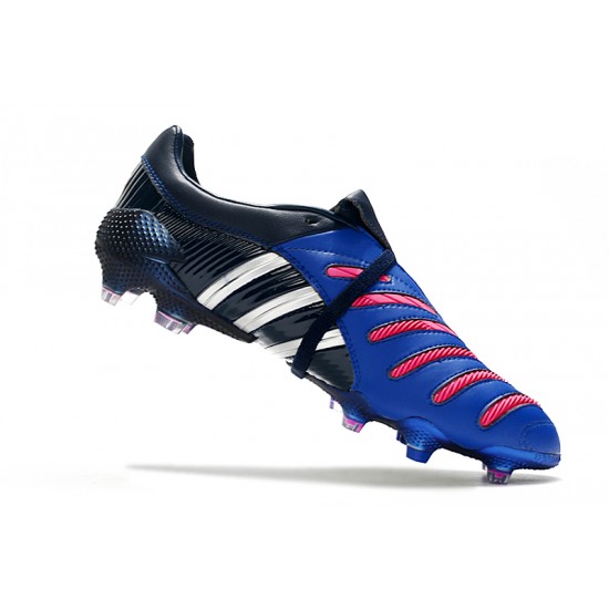 Adidas Predator Pulse Low FG UCL Black Blue Silver Football Boots