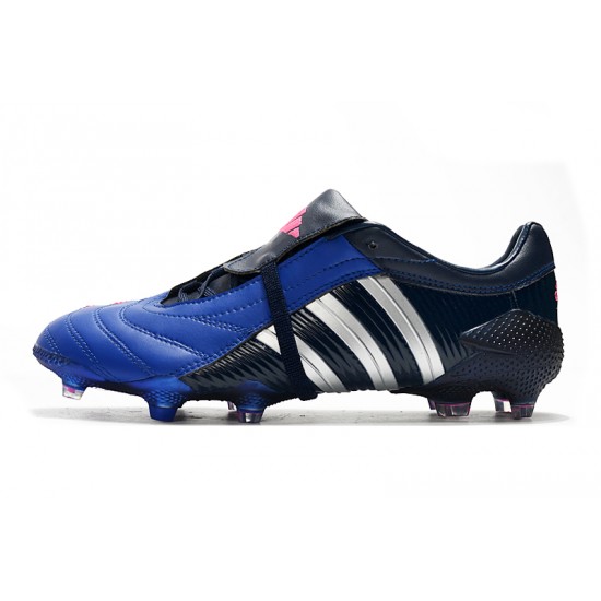 Adidas Predator Pulse Low FG UCL Black Blue Silver Football Boots