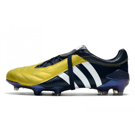 Adidas Predator Pulse Low FG UCL Gold Black White Football Boots