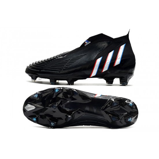 Adidas Predator Edge High FG Black White Football Boots