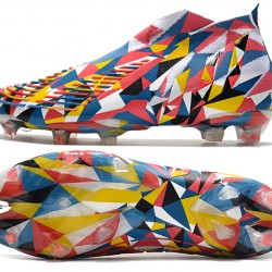 Adidas Predator Edge High FG Orange Blue Football Boots 
