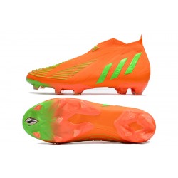 Adidas Predator Edge High FG Orange Green Football Boots 