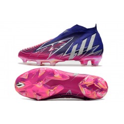 Adidas Predator Edge High FG Peach Blue Silver Football Boots 