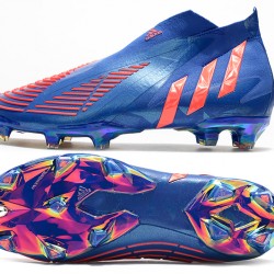 Adidas Predator Edge High FG Pink Blue Football Boots 