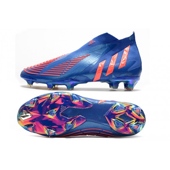 Adidas Predator Edge High FG Pink Blue Football Boots