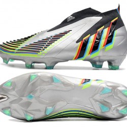 Adidas Predator Edge High FG Silver Black Green Football Boots 