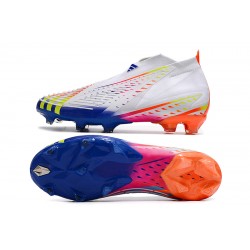 Adidas Predator FIFA World Cup Qatar 2022 Edge High FG White Orange Blue Football Boots 