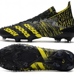 Adidas Predator Freak.1 FG Black Yellow Low Football Boots 