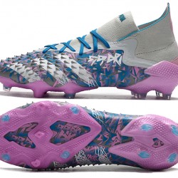 Adidas Predator Freak.1 FG Purple Silver Blue Low Football Boots 