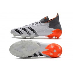 Adidas Predator Freak.1 FG White Orange Silver Black Low Football Boots 