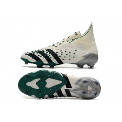 Adidas Predator Freak .1 High FG Beige Black Green Football Boots 