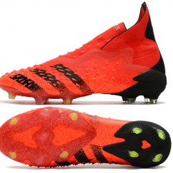 Adidas Predator Freak .1 High FG Black Red Football Boots 