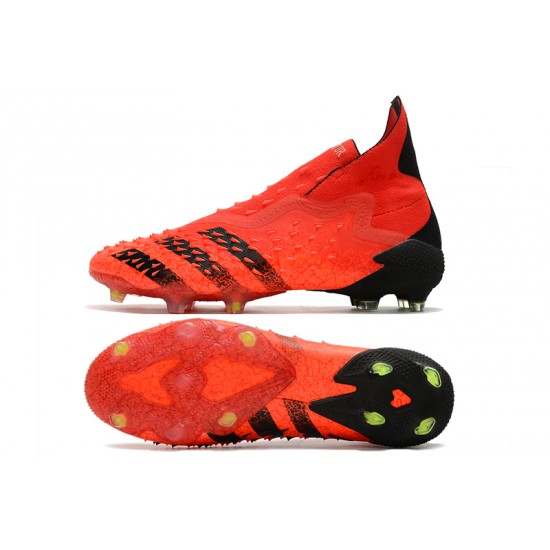 Adidas Predator Freak .1 High FG Black Red Football Boots