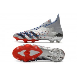 Adidas Predator Freak .1 High FG Silver Black Red Football Boots 