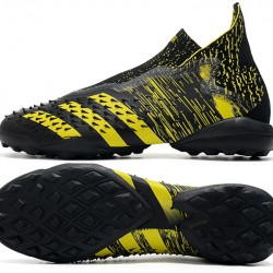 Adidas Predator Freak .1 High TF Black Yellow Football Boots 