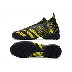 Adidas Predator Freak .1 High TF Black Yellow Football Boots 