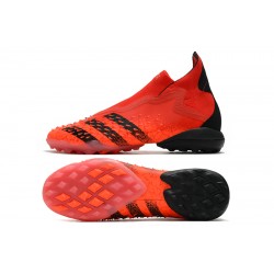 Adidas Predator Freak .1 High TF Red Black Football Boots 