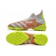 Adidas Predator Freak .1 High TF Silver Yellow Orange Football Boots