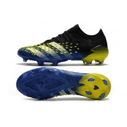 Adidas Predator Freak .1 Low FG Black Blue Yellow Football Boots 