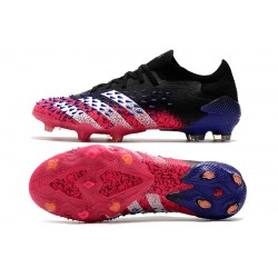 Adidas Predator Freak .1 Low FG Black Peach Silver Football Boots 