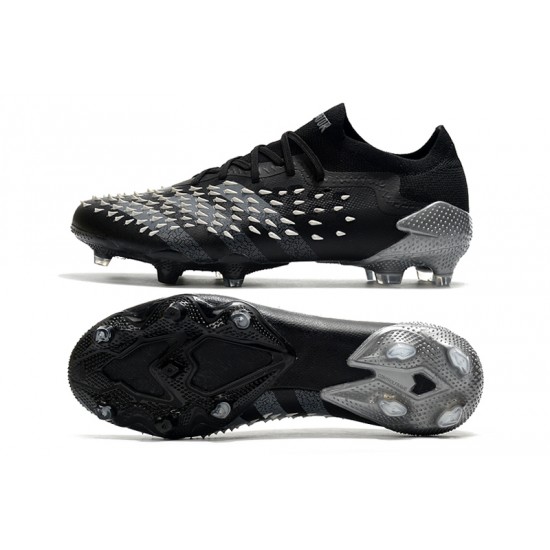 Adidas Predator Freak .1 Low FG Black White Football Boots