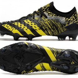 Adidas Predator Freak .1 Low FG Black Yellow Football Boots 