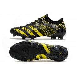 Adidas Predator Freak .1 Low FG Black Yellow Football Boots 