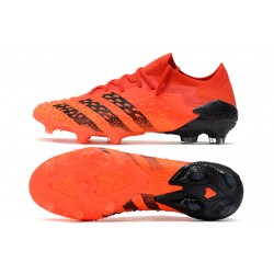 Adidas Predator Freak .1 Low FG Orange Black Football Boots 