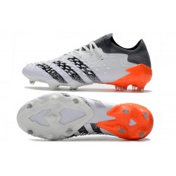 Adidas Predator Freak .1 Low FG White Orange Black Football Boots 