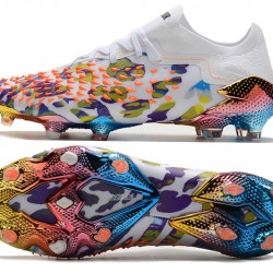 Adidas Predator Freak .1 Low FG White Orange Blue Football Boots 