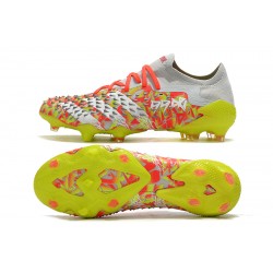 Adidas Predator Freak .1 Low FG Yellow Orange Silver Football Boots 