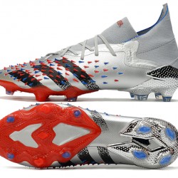 Adidas Predator Freak.1 Silver Orange Black Low Football Boots 