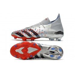 Adidas Predator Freak.1 Silver Orange Black Low Football Boots 
